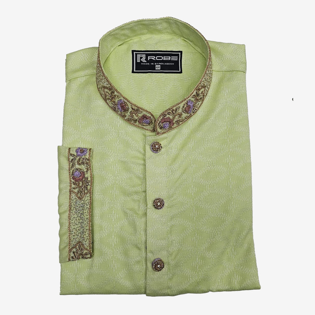 🤍💖Indian Cotton Gorgeous Karchupi Panjabi 🤍💖