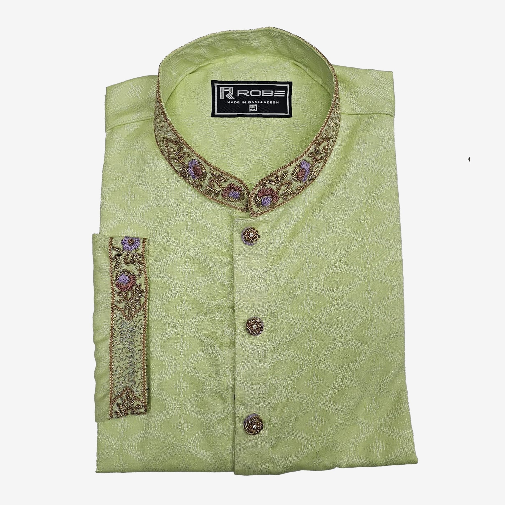🤍💖Indian Cotton Gorgeous Karchupi Panjabi 🤍💖