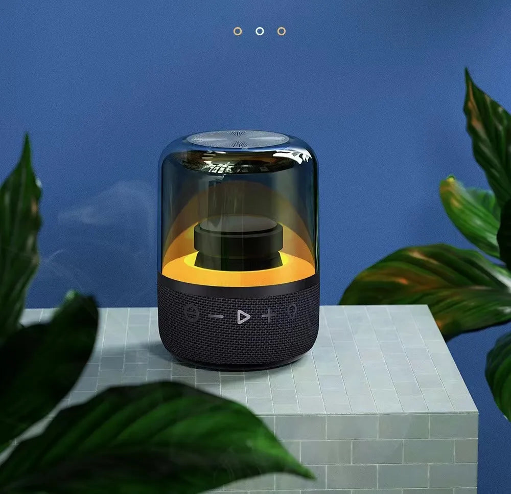 🤍💖 Wrader X808 Wireless Stereo Woofer Bass Cute Gift Astronaut Loud Portable Creative Active Bass Rgb Light Bluetooth Speaker 🤍💖