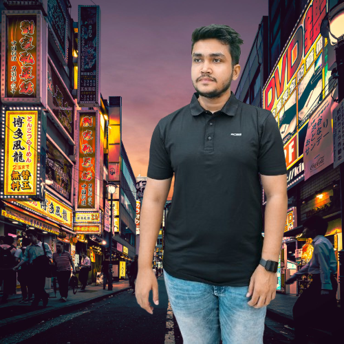 🤍💖 China Stretch Half sleeve polo shirt 🤍💖