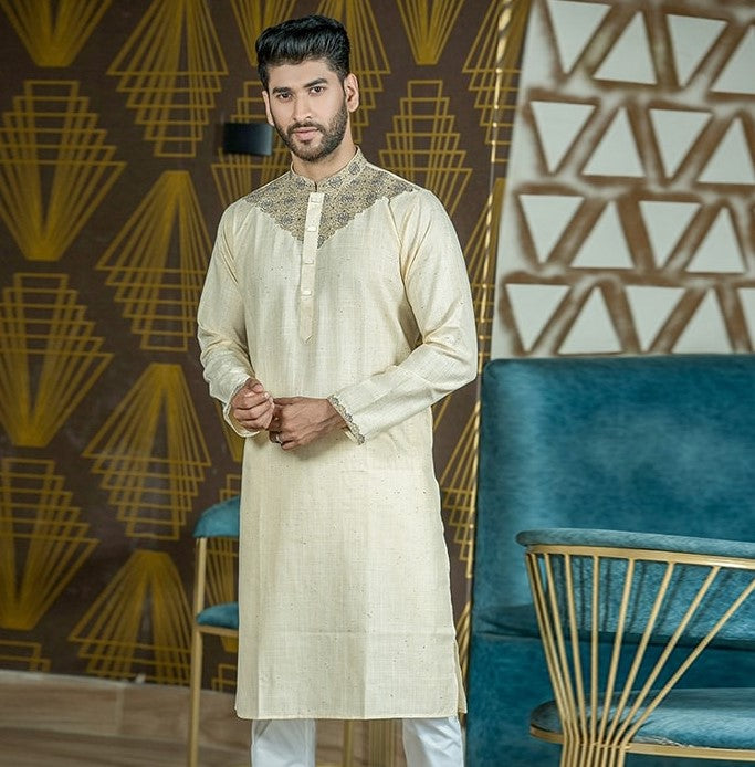 🤍💖 Indian Exclusive Embroidery Panjabi 🤍💖