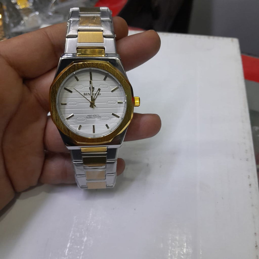 🤍💖 BINBOND 818 Stainless Steel Quartz Fashionable Premium Watch 🤍💖