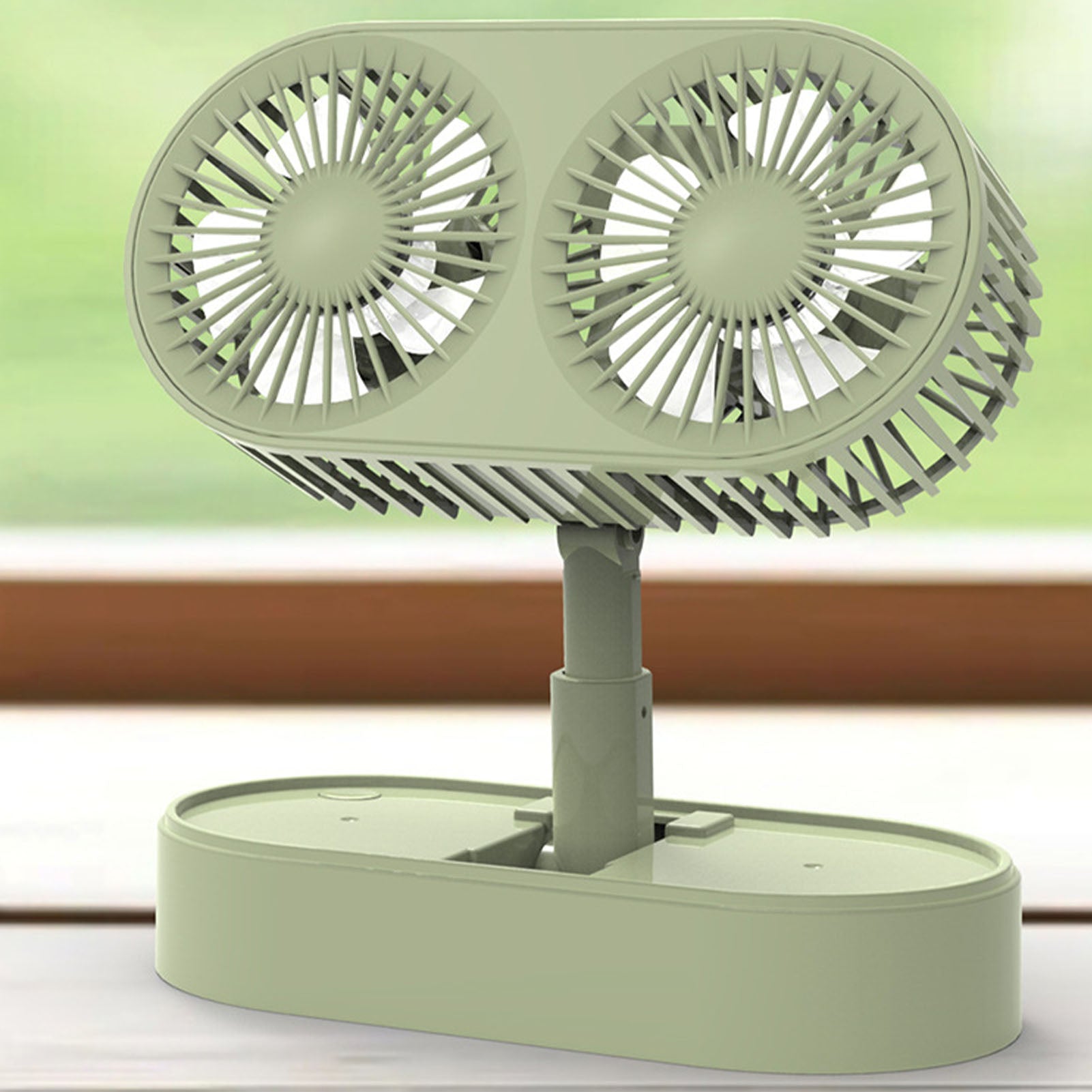 🤍💖 Double Motor Folding Table Top Fan 🤍💖