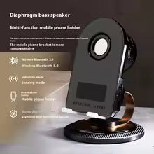 H58 Sensing Model Wireless Charger 360° Rotation Phone Stand BT Speaker