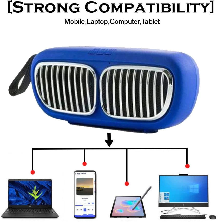 🤍💖 Portable Wireless Nbs-11 Bluetooth Speaker High Bass and Clear Sound Pendrive Support/Micro SD Card Slot with Built-in Microphone 🤍💖
