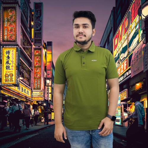 🤍💖 China Stretch Half sleeve polo shirt 🤍💖