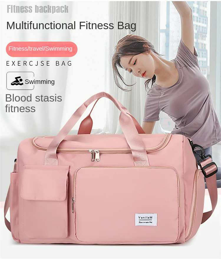 🤍💖 Fashionable Large Capacity Travel & Gym Bag 🤍💖