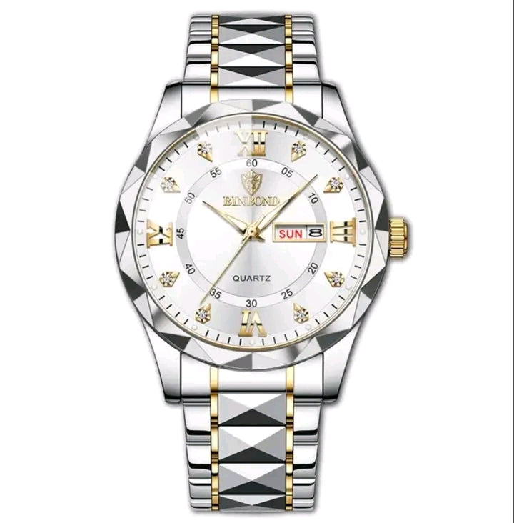 🤍💖 BINBOND Top Brand Luxury Fashion Couple Watches 30M Week Date Clock Sport Quartzh 🤍💖