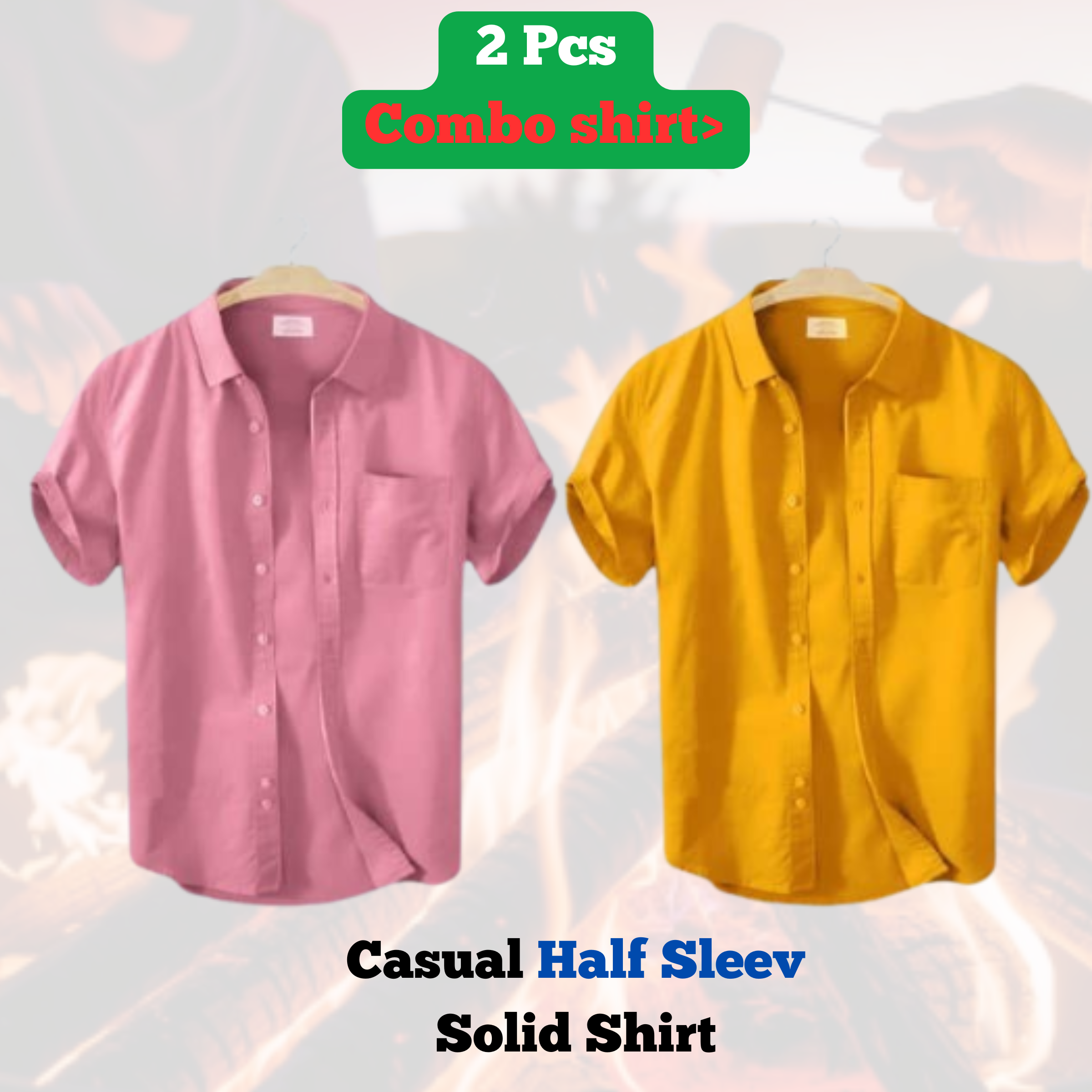 🤍💖 Pure Cotton Half Sleeve Print Shirt for Men's 🤍💖