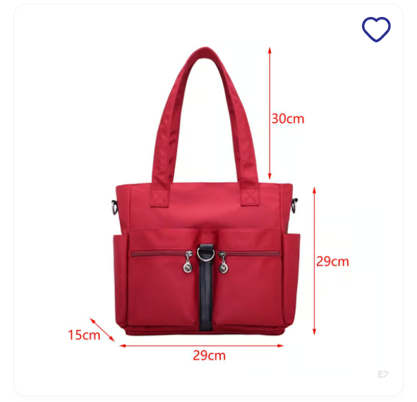 🤍💖 Women Casual Large Capacity Waterproof Oxford Cloth Bag 🤍💖