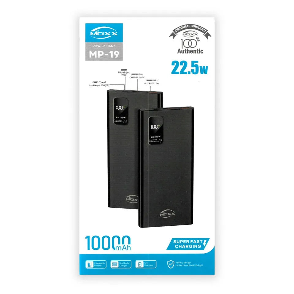 🤍💖 10000 mAh 22.5W Power Bank MP-19 from moxx 🤍💖