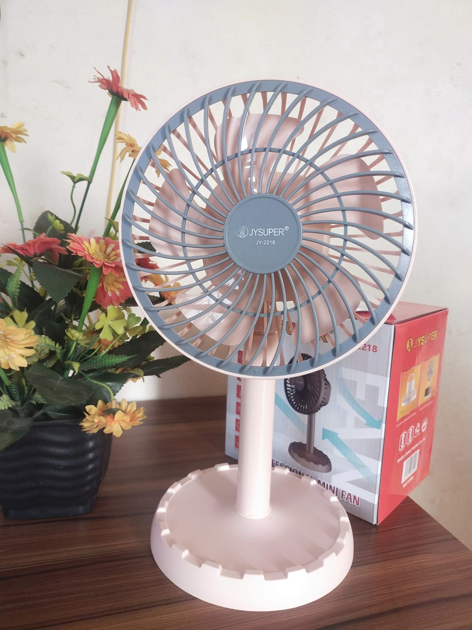 🤍💖 JY Super JY-2218 Rechargeable Fan 🤍💖