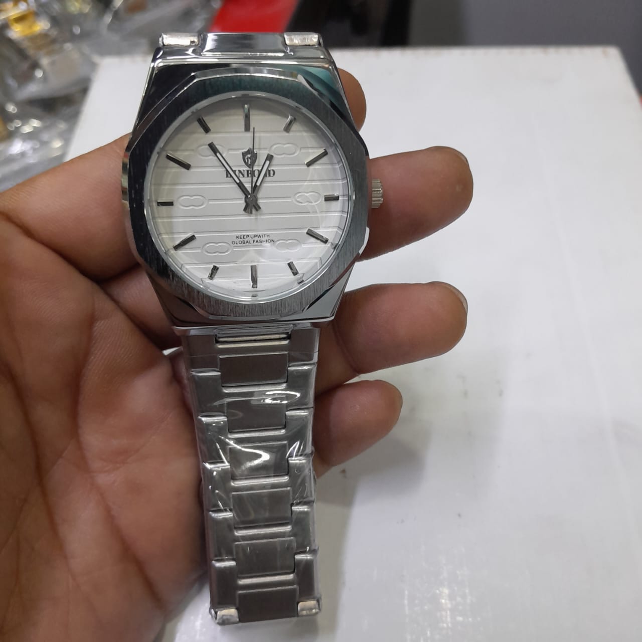 🤍💖 BINBOND 818 Stainless Steel Quartz Fashionable Premium Watch 🤍💖