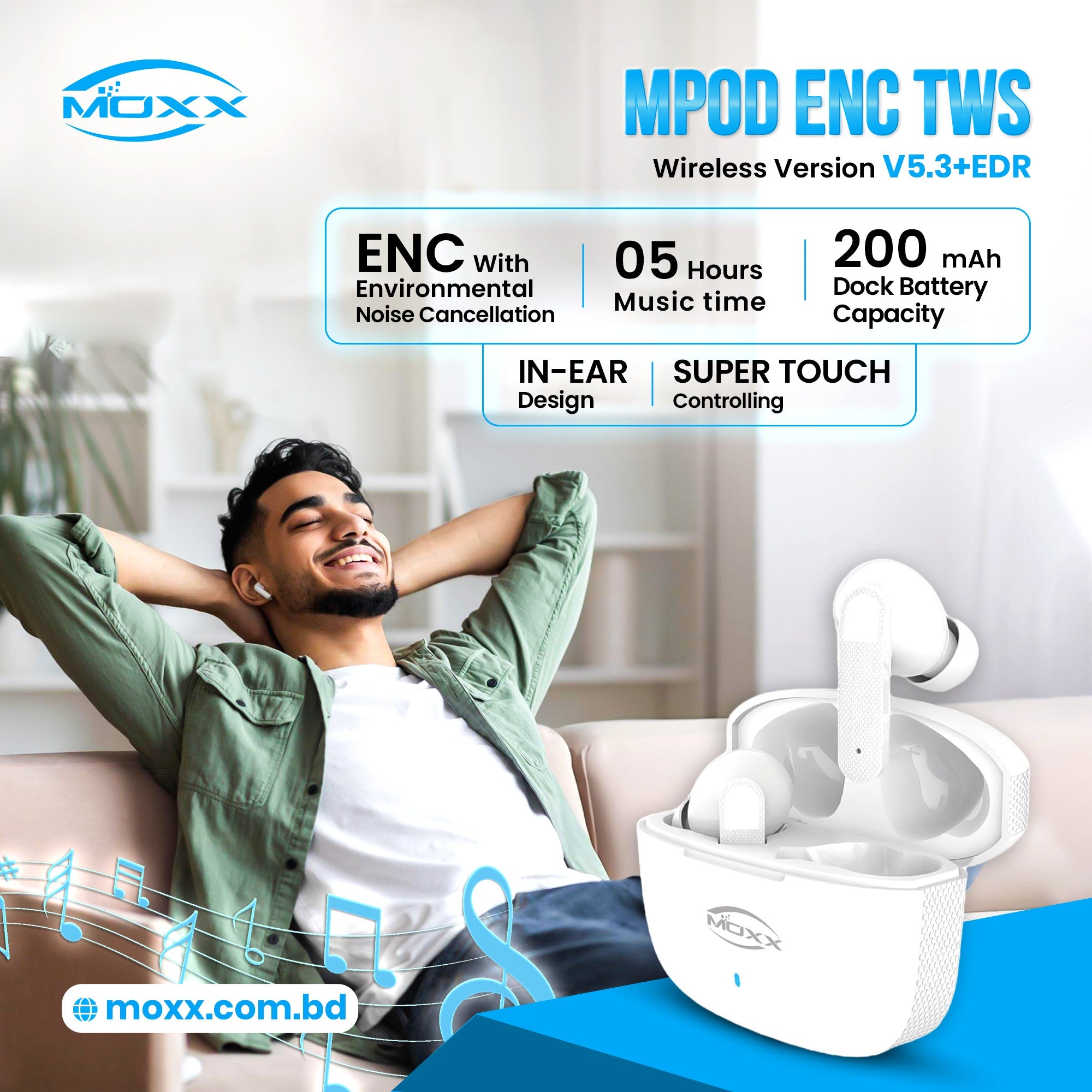 MOXX MPod TWS EARBUDS