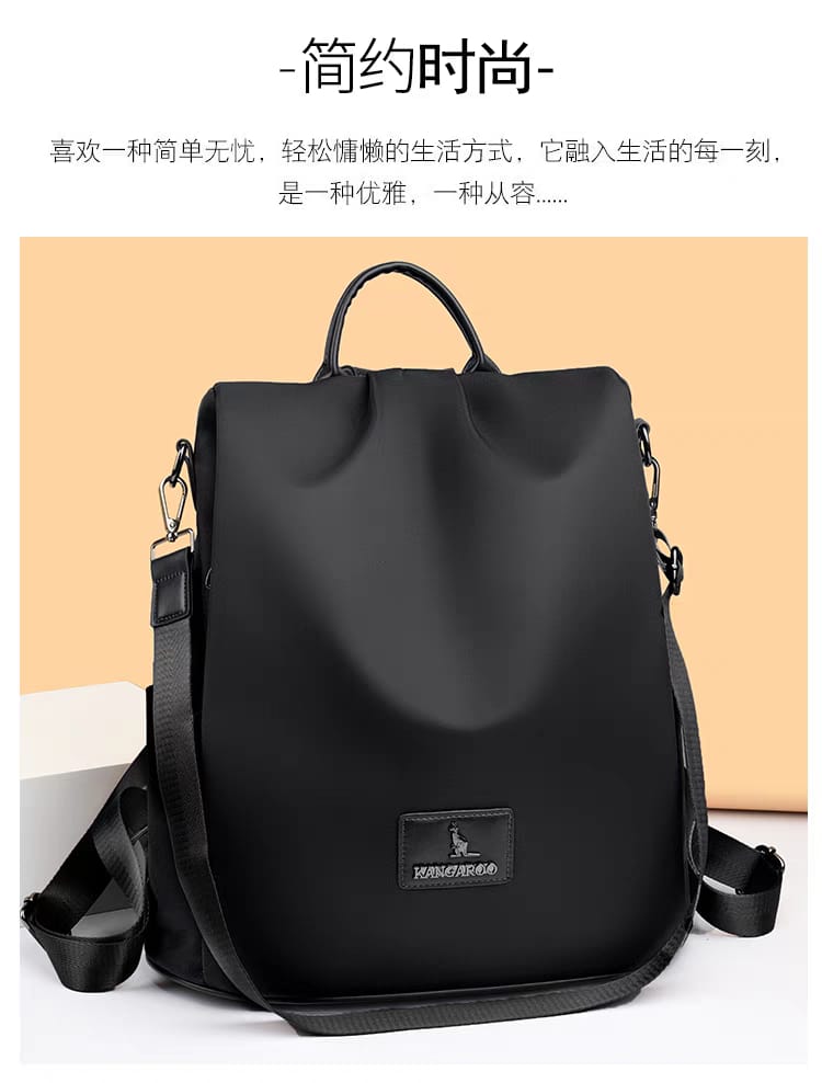 🤍💖 New Texture Oxford Cloth Women’s Backpack (Black) 🤍💖