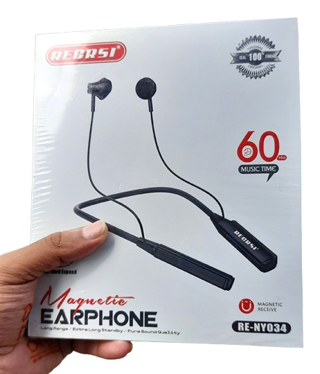 Recrsi RE-NY034 TF Card Expand Wireless Bluetooth Neckband