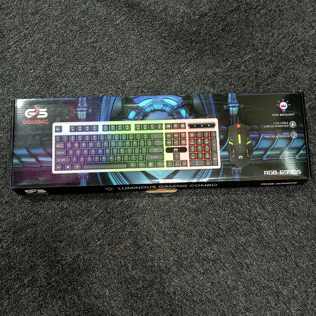 🤍💖 RGBB 699GS RGB usb Keyboard Mouse 🤍💖