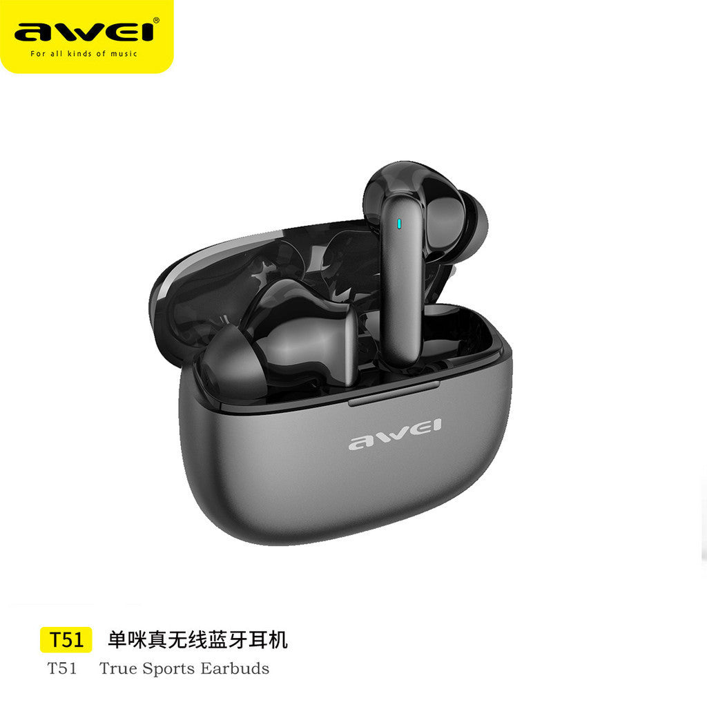 Awei T51 True Wireless Bluetooth Earphones