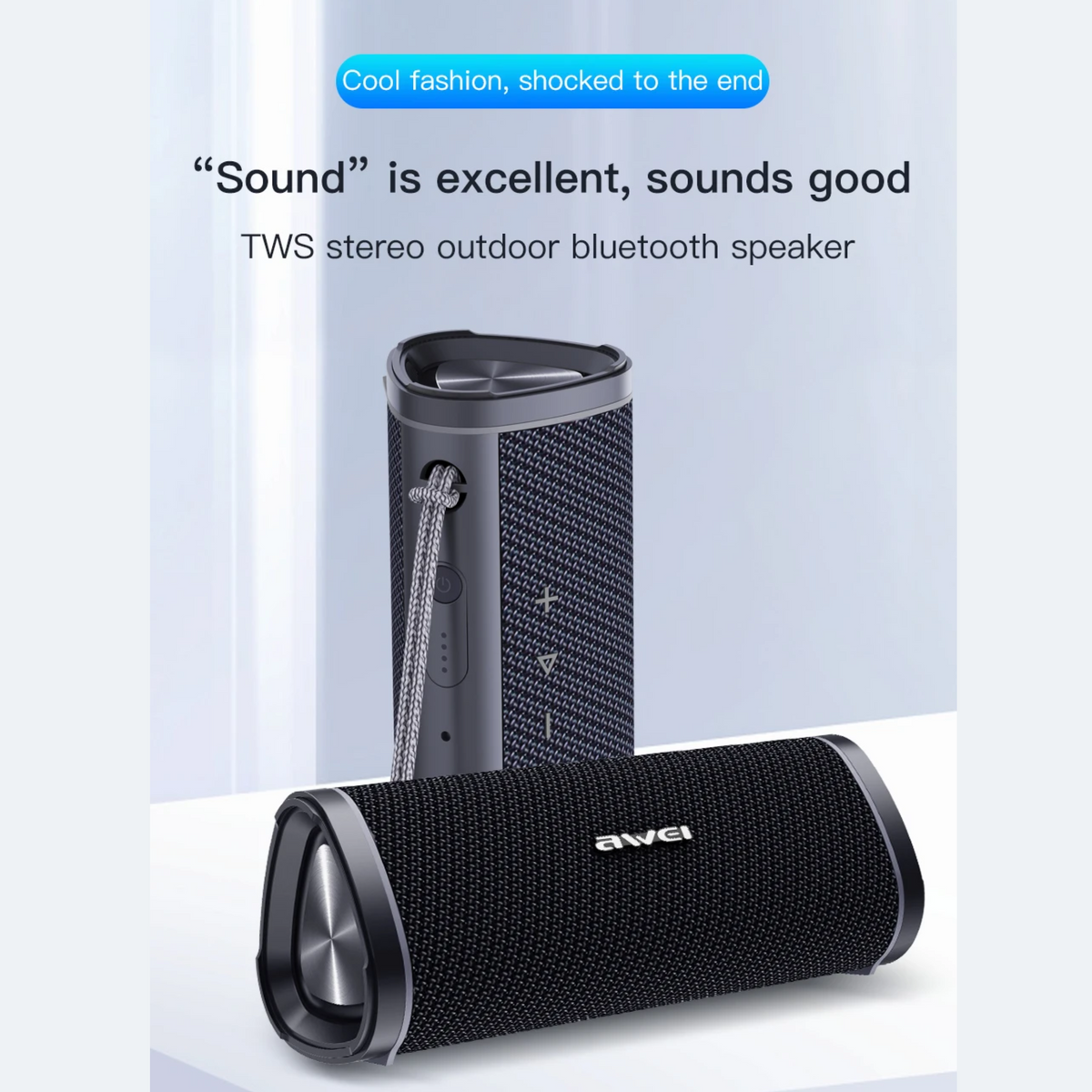 🤍💖 Awei Y331 Portable Bluetooth 5.0 Speaker ( six Month Warrenty ) 🤍💖