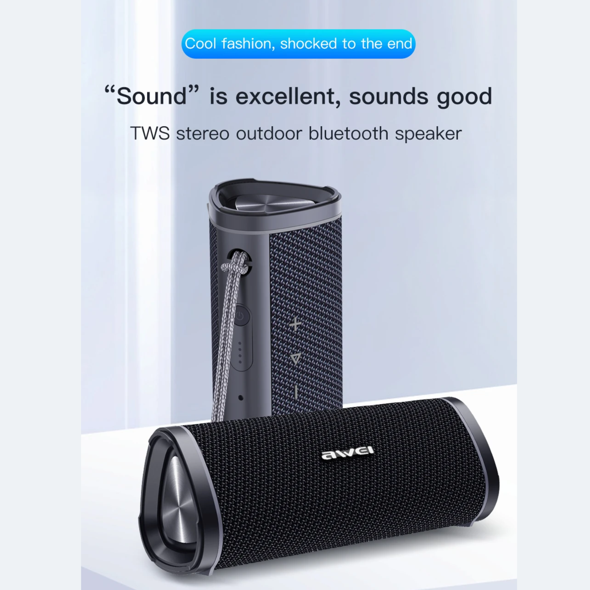 🤍💖 Awei Y331 Portable Bluetooth 5.0 Speaker ( six Month Warrenty ) 🤍💖