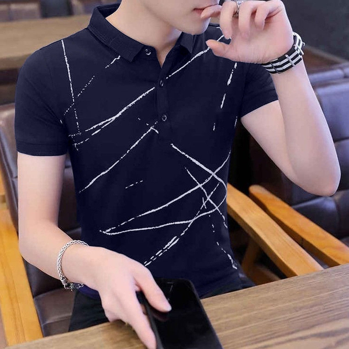 🤍💖 Stylish Half Sleeve Polo Shirt 🤍💖