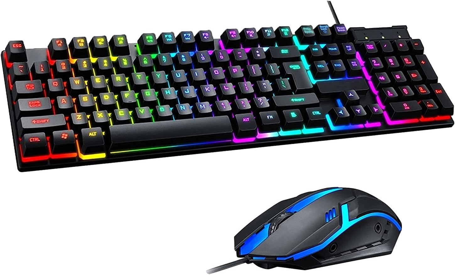 🤍💖 RGBB 699GS RGB usb Keyboard Mouse 🤍💖