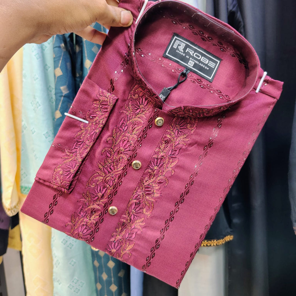 🤍💖Indian Exclusive Embroidery Panjabi 🤍💖