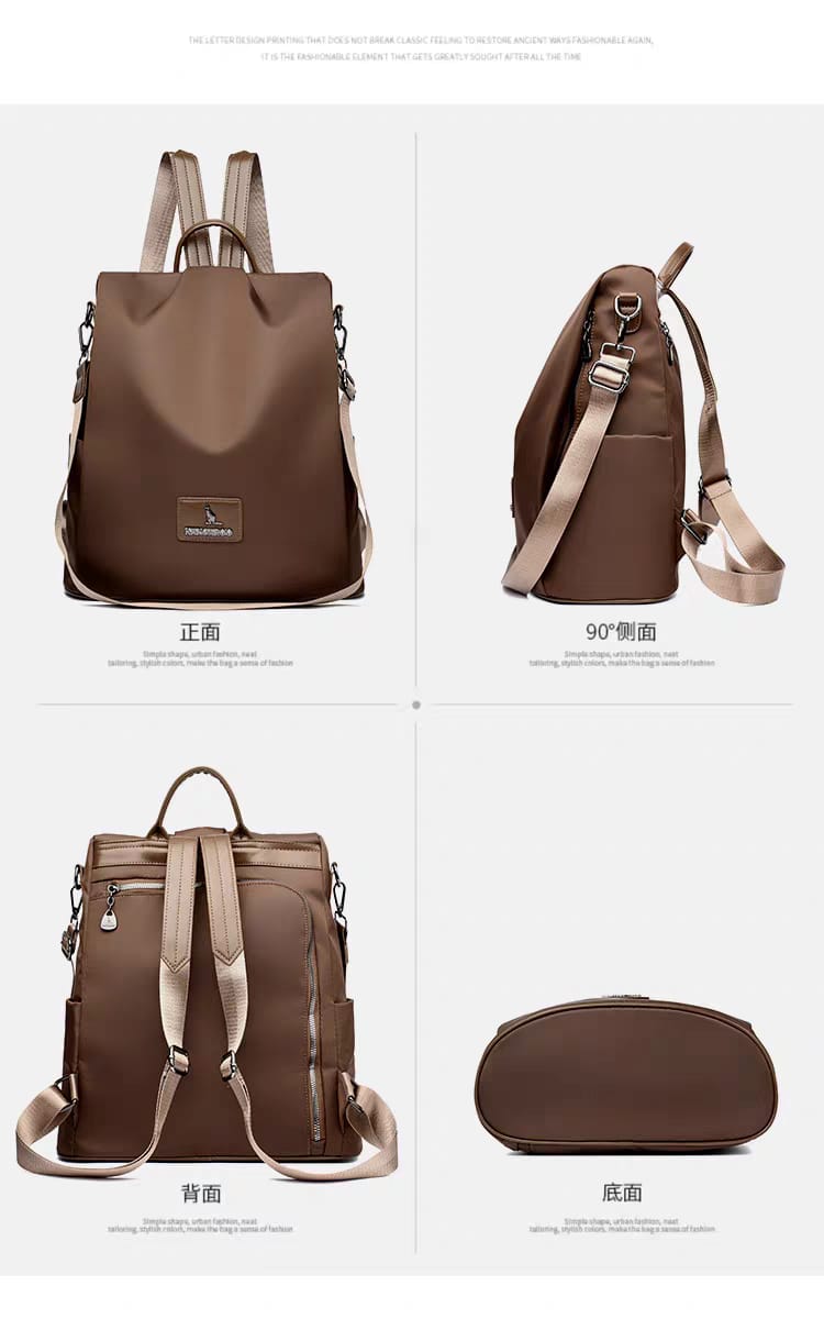 🤍💖 New Texture Oxford Cloth Women’s Backpack (Black) 🤍💖