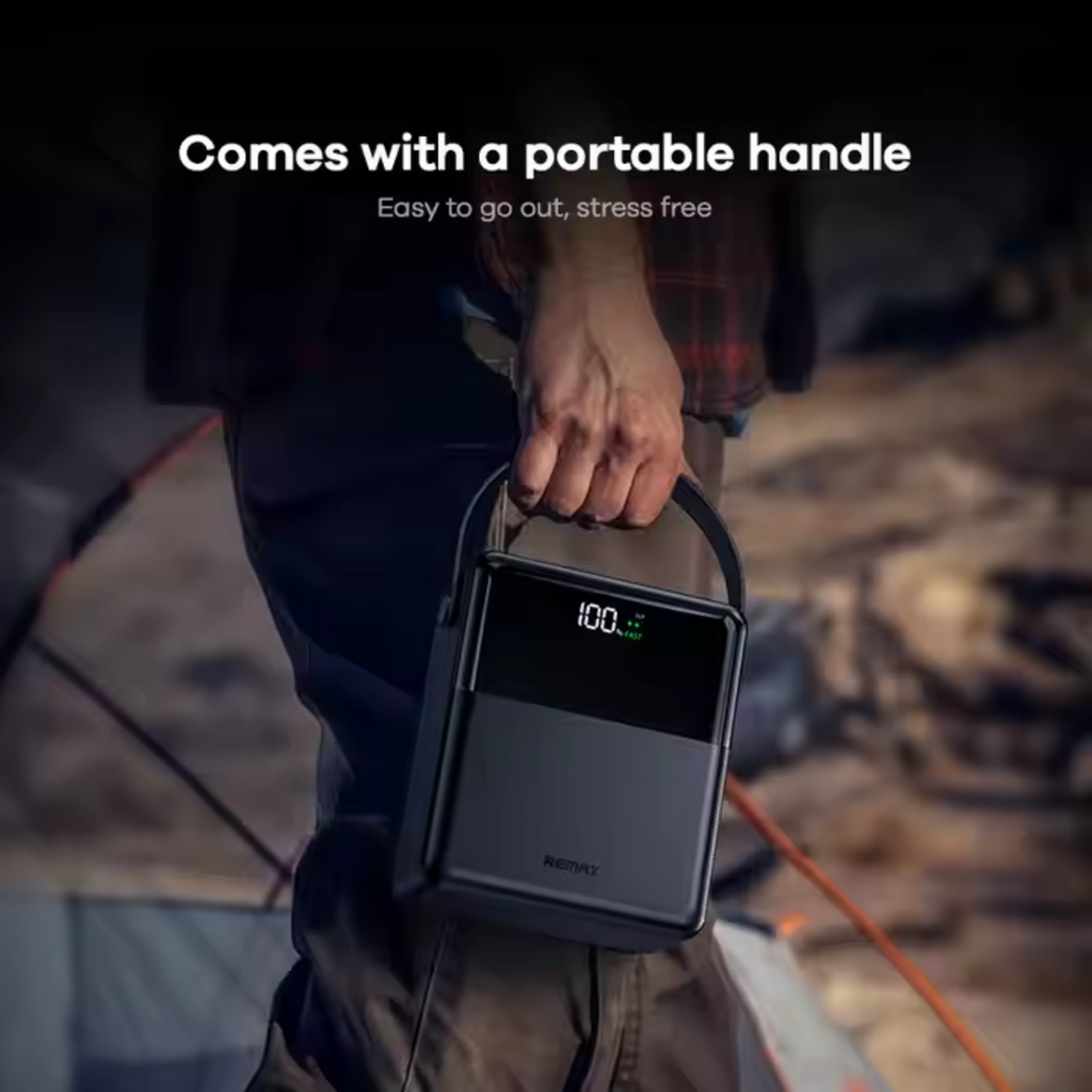 🤍💖 REMAX FP-1 27W+22.5W LED Lamp Fast Charging Power Banks 100000mah High Capacity Portable Laptop Power Bank with LED Lighting 🤍💖