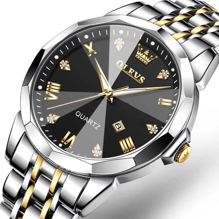 🤍💖 Butter Fly Lock Olievs Stainless Steel fashionable Couple watches +1pcs chain cutter+ 2 pcs battery 🤍💖