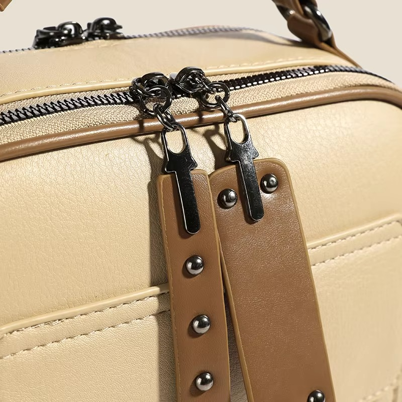 🤍💖 High end ladies' handbag multi-layer large capacity commuting bag (Brown) 🤍💖
