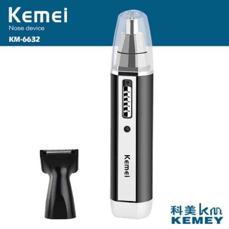 🤍💖 Kemei KM-6632 2 In 1 Rechargeable Nose Hair Trimmer 🤍💖