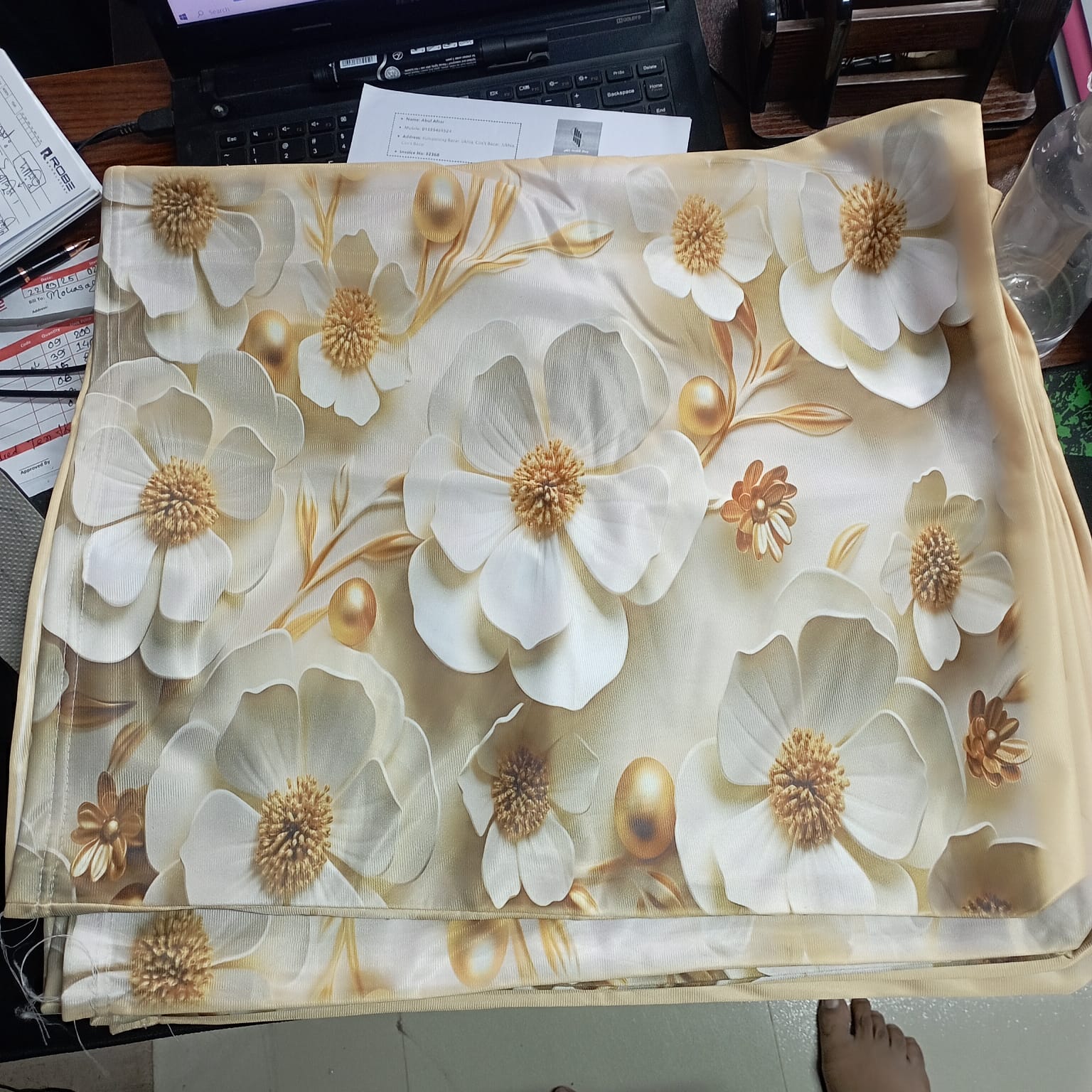 🤍💖 China Premium 3D Print Table Cloth Set 🤍💖