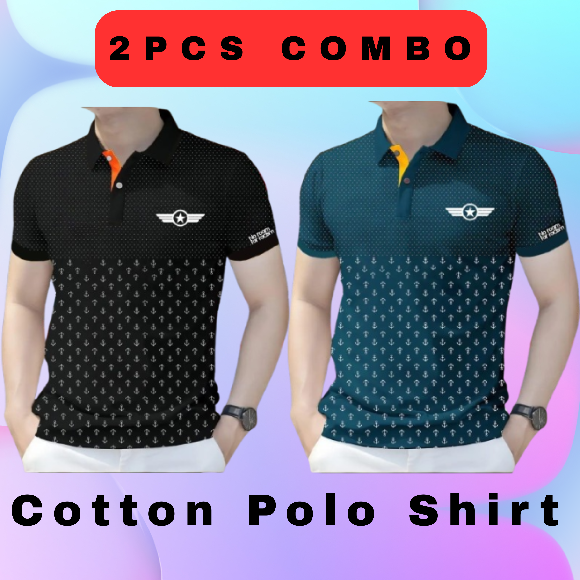 🤍💖 Combo Cotton Polo Shirt For Men's 🤍💖