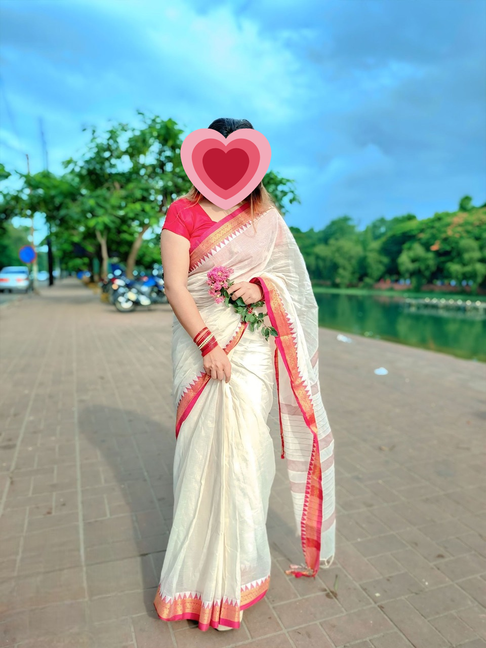 🤍💖🥀  সিল্ক আড়ং কটন সুতি  শাড়ি 🕊️🤍💖
