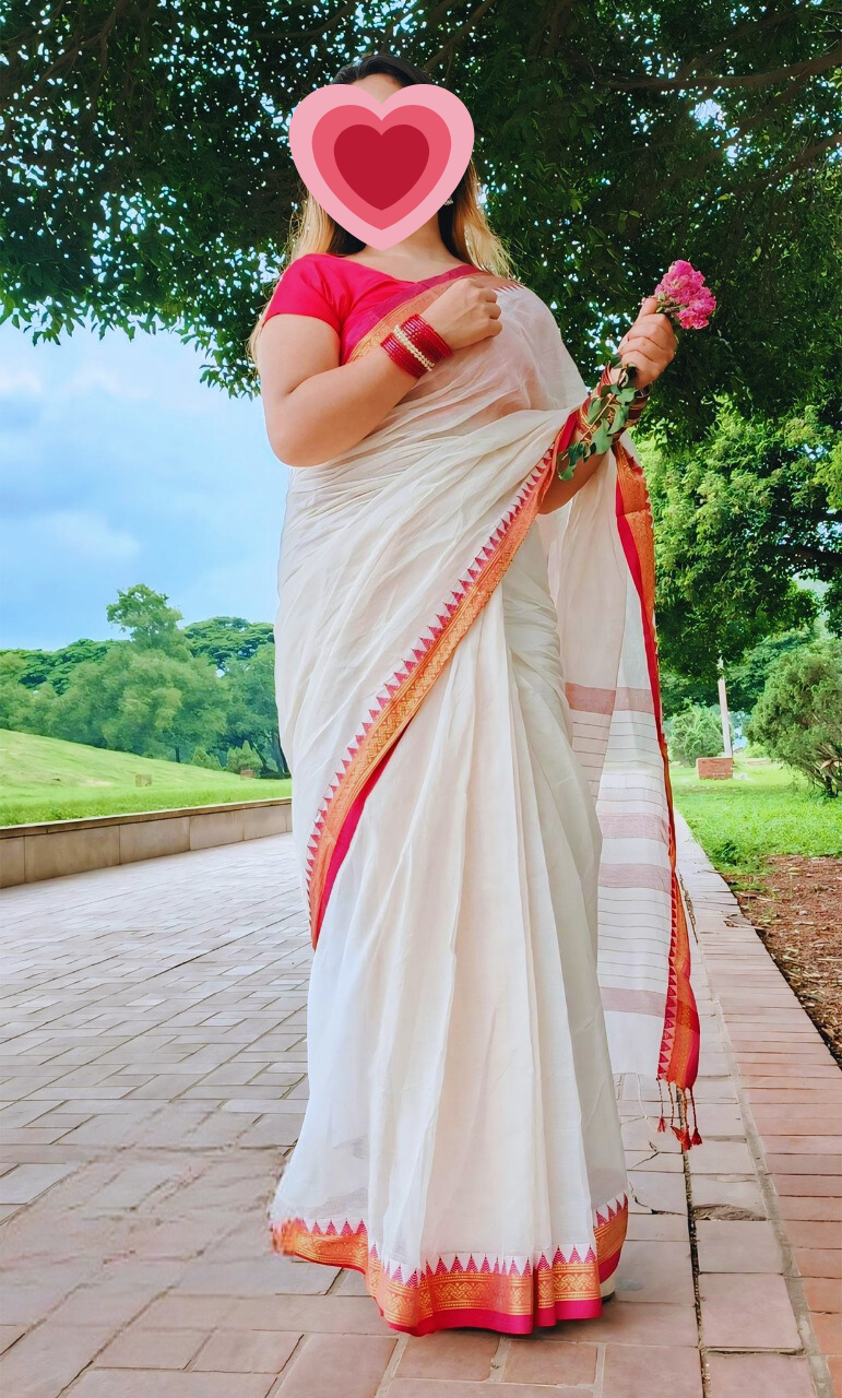 🤍💖🥀  সিল্ক আড়ং কটন সুতি  শাড়ি 🕊️🤍💖