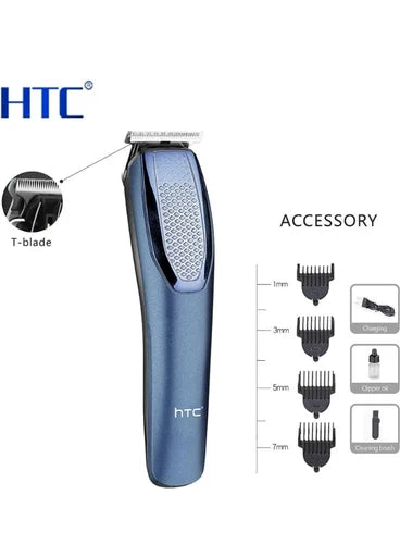 🤍💖 HTC AT-1210 Rechargeable 4 Clipper Hair Trimmer For Menn 🤍💖