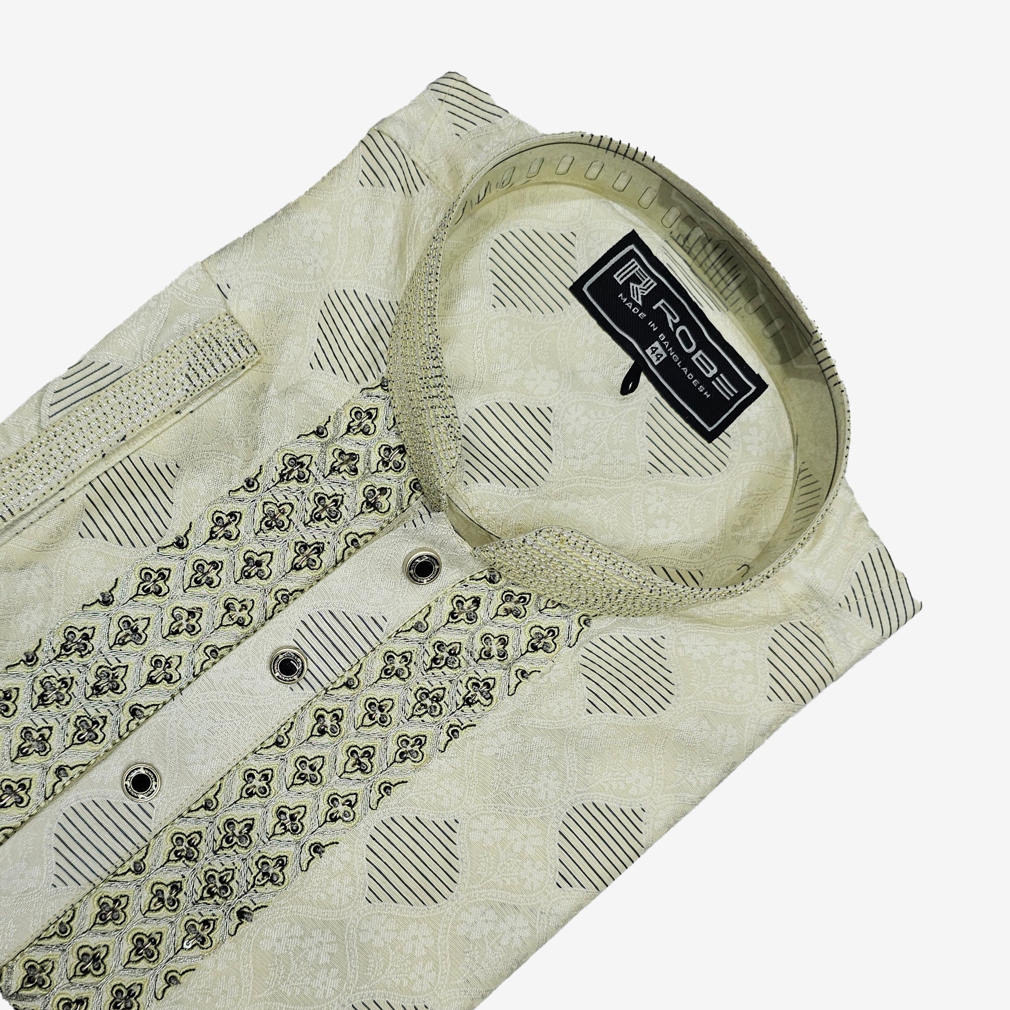 🤍💖Indian Cotton Gorgeous Karchupi Panjabi 🤍💖