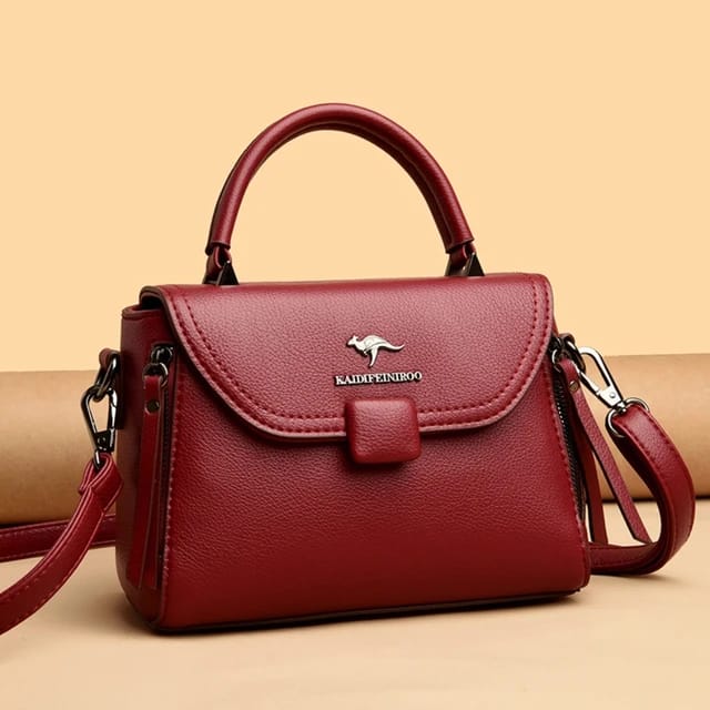🤍💖 Luxury Designer Fashion High Quality Leather Kangaroo Handbag 🤍💖