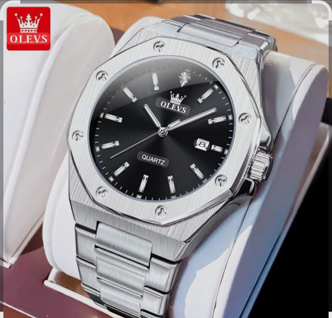 🤍💖 OLEVS 3613 Luxury Business Watch for Man Sport Stainless Steel Men Watch Luminous Date Watches Quartz Clock Reloj 🤍💖