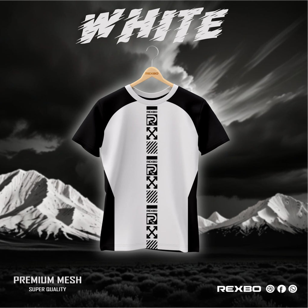 🤍💖 WHITE PREMIUM MESH টি-শার্ট 🤍💖