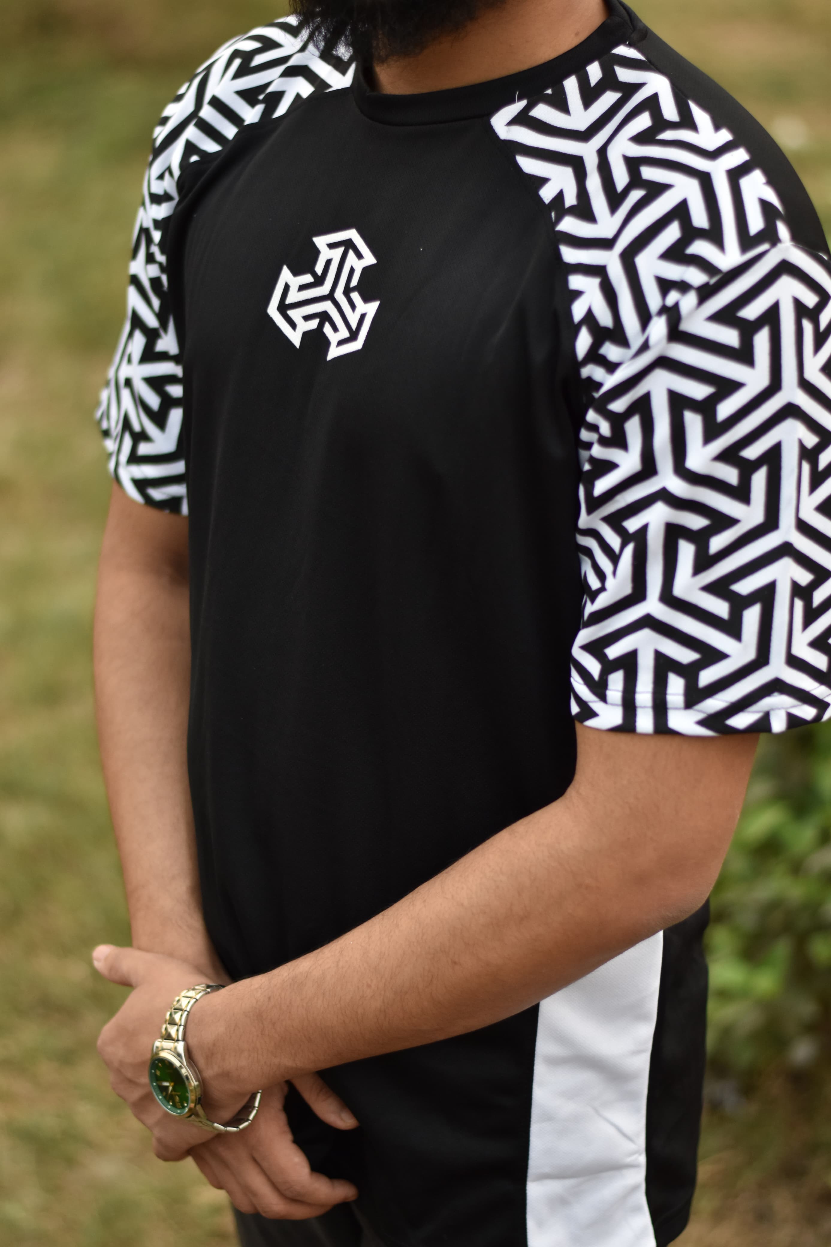 🤍💖 BLACK PREMIUM MESH টি-শার্ট 🤍💖