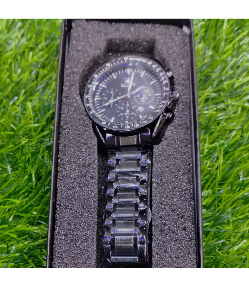 🤍💖 Butter Fly Lock OLEVS Watch for mens (stell chain paste dial ) 🤍💖