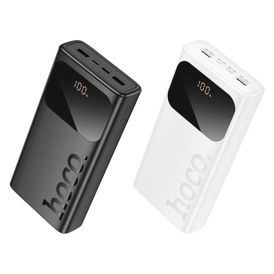 HOCO. Power Bank J144A Fast Charge 30000mAh PD Type-C 20W and 2XUSB-A with Digital Led Display .