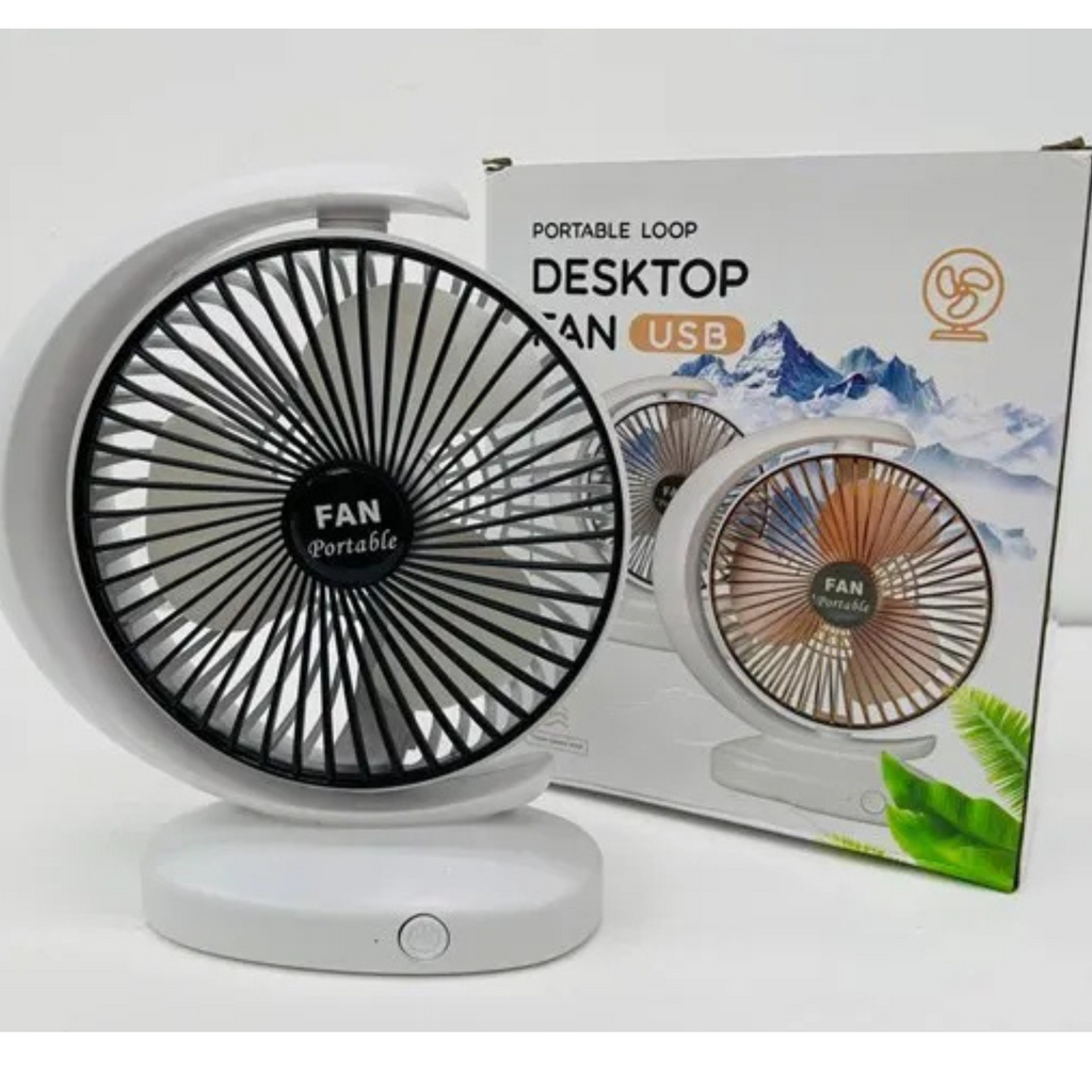 🤍💖 A3 In 1 Air Cooling USB Fan with LED Night Light Water Fan 🤍💖