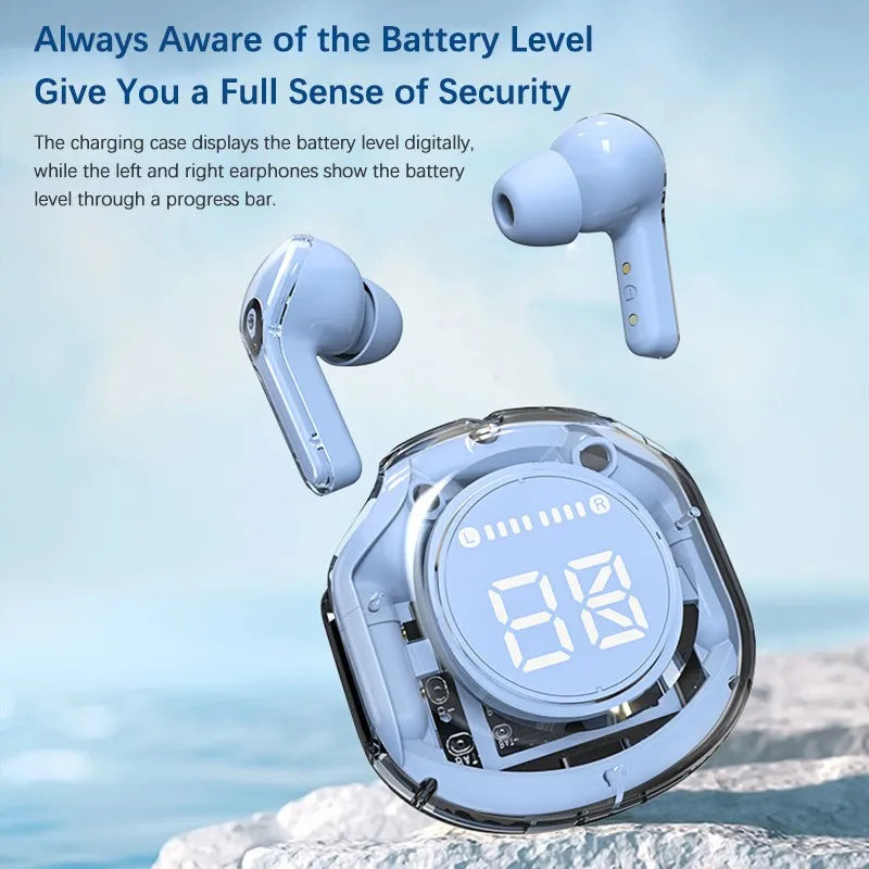 Ultrapods Pro True Wireless Earbuds with Display Transparent Design