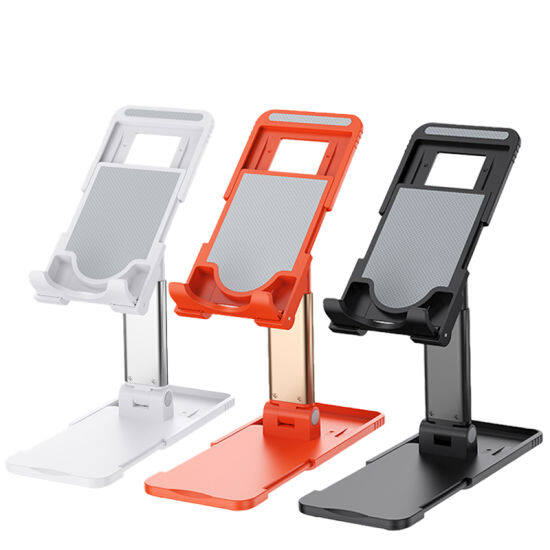 Lifting Folding Desktop Bracket Desktop Mobile Stand for Phone/Tablet (Multi-angle Adjustable) – Suitable for Apple iPad Tablet Mobile Phone Handphone Smartphone, Foldable and Portable