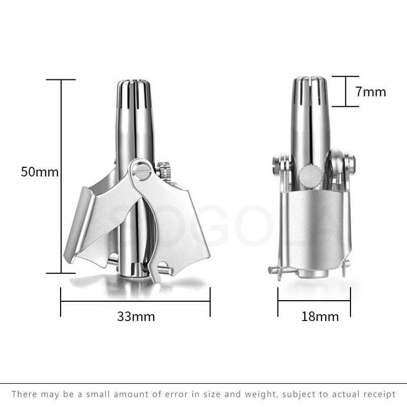 🤍💖 Support COD Manual Nose & Ear Hair Trimmer Stainless Steel 🤍💖