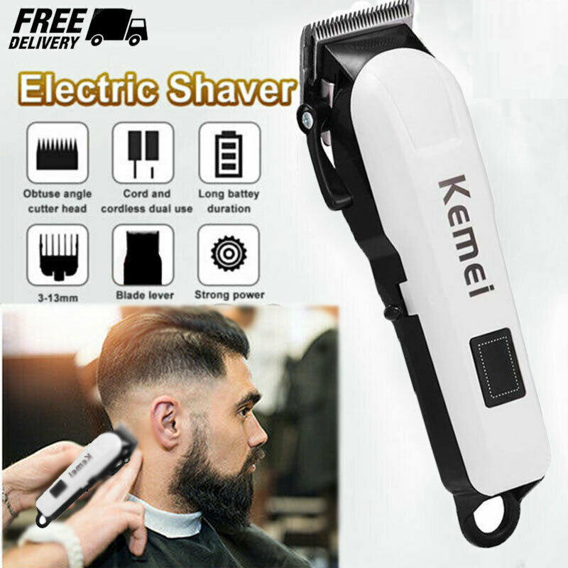 🤍💖 Professionals Design Perfect Shaver And Haircut Rechargeable Beard And Moustaches Hair Machine And Trimming With Cord And Without Cordless Use km809A 🤍💖