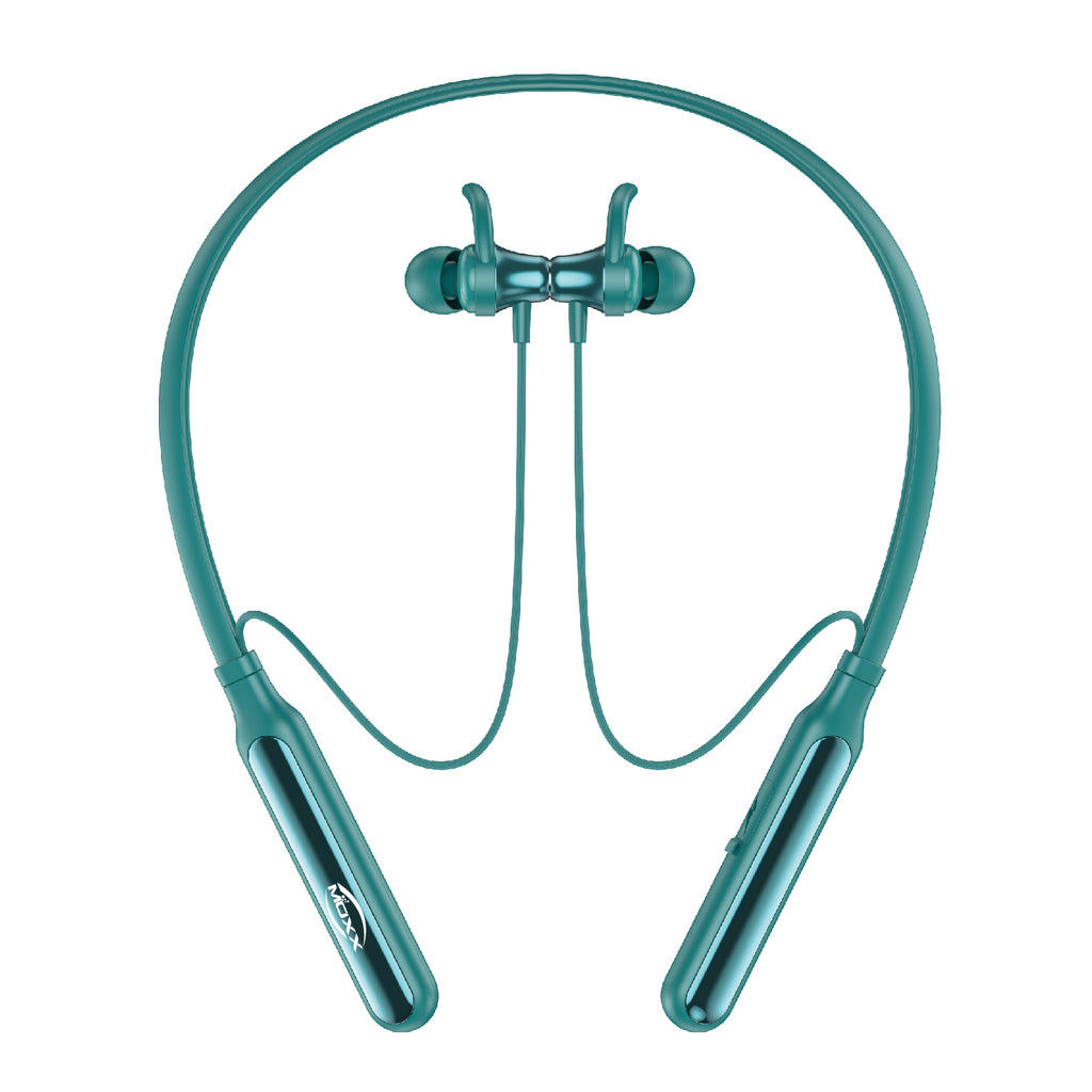 MOXX WIRELESS NECKBAND HEADPHONE | TWO CHANNEL POWERFUL STEREO SOUND